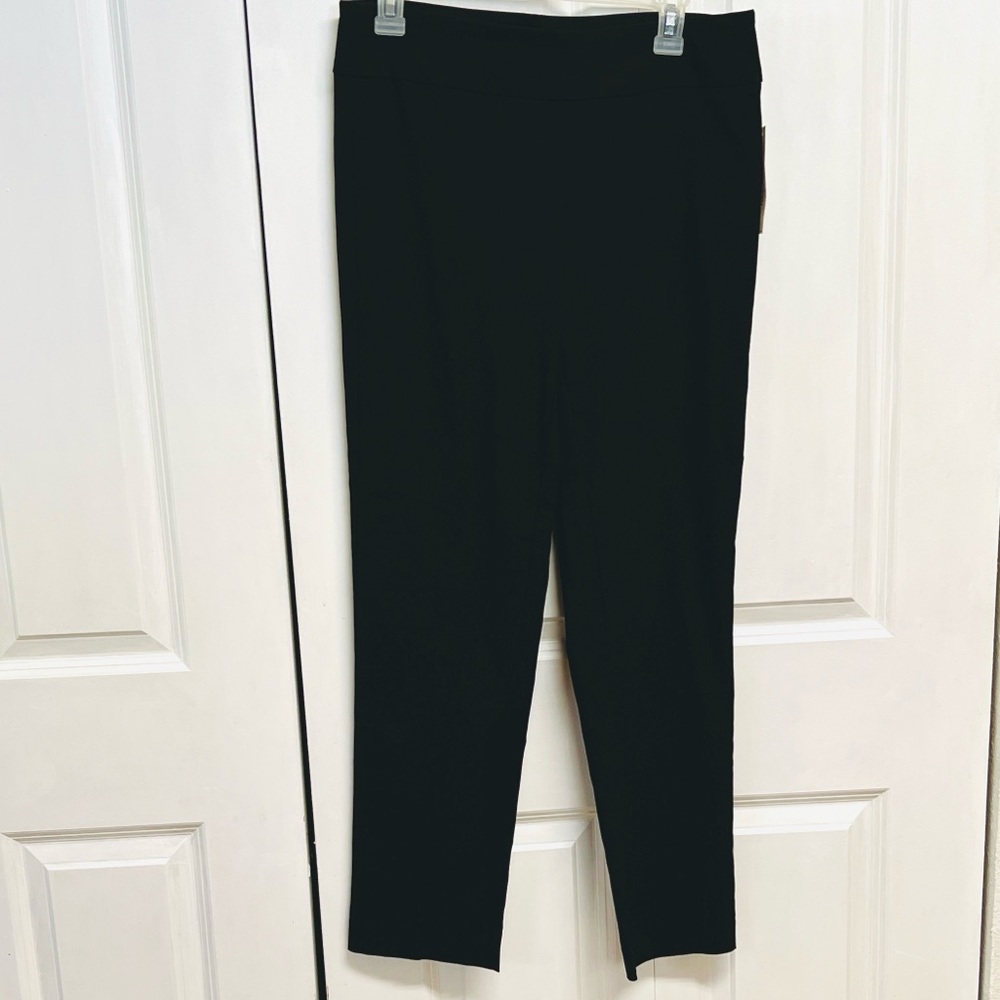 Hiview Women's Black Ankle Ponte Pants - Pull-On Comfort Size 10 NWT